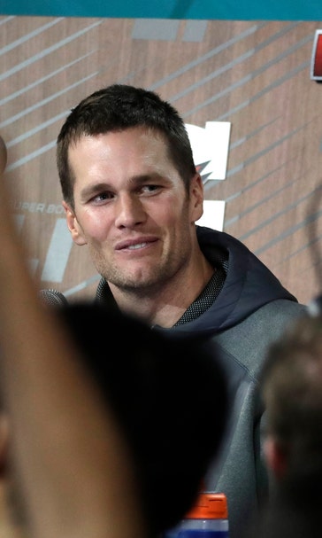 Tom Brady wisely dodges Trump questions because you can't win at Super Bowl media day
